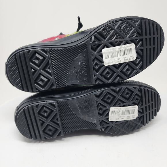 Converse X Woolrich Plaid High Top Sneakers Women 6.5 Multicolor Wool Chuck - Picture 14 of 15